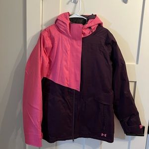 Under Armour Coat - Purple and Pink - Size L